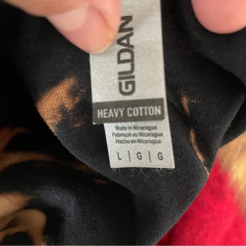 Custom Tie Dye Tee Size L - Picture 3 of 4